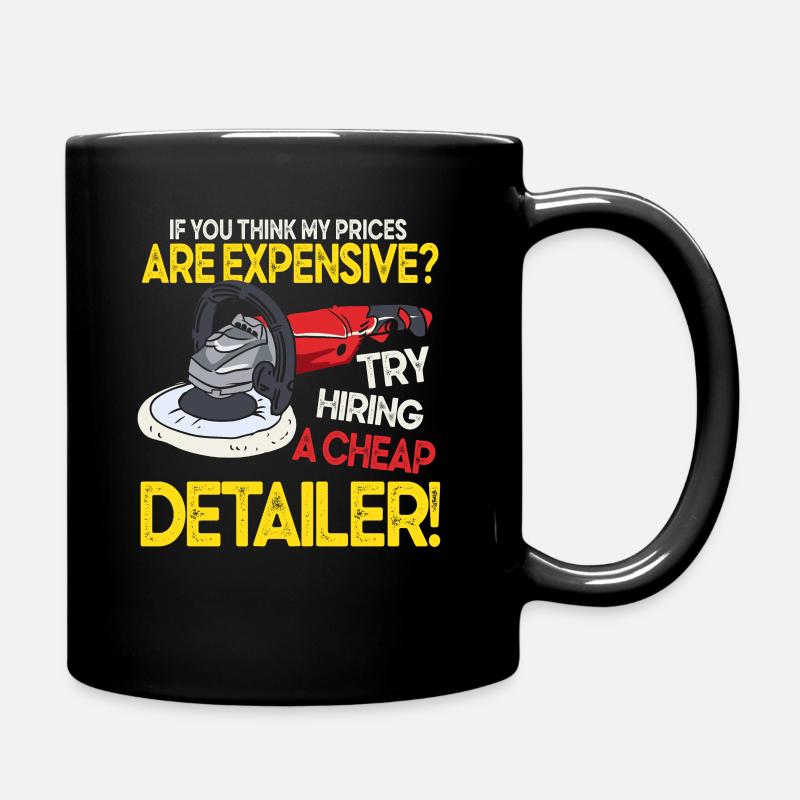 Auto Detailing Master Lackpflege Autopflege - Tasse einfarbig - Schwarz