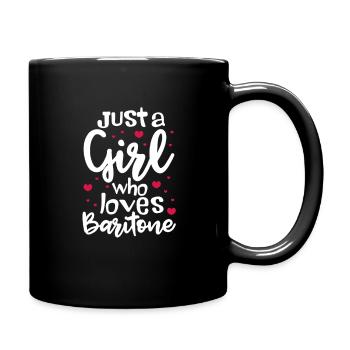 Baritone Girl Baritone Horn Girl Daughter Gift - Full Colour Mug - black - Right
