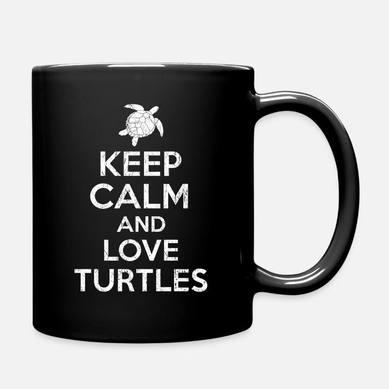 Tortue - Keep calm Tortue - Mug uni - noir