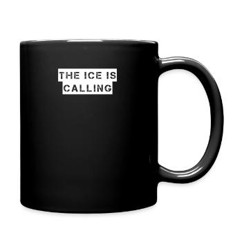 Hockey sur glace - The ice is calling - Mug uni - noir - Droite