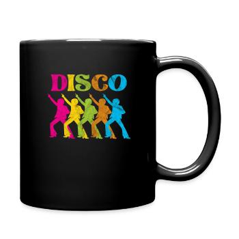 Disco - Mug uni - noir - Droite