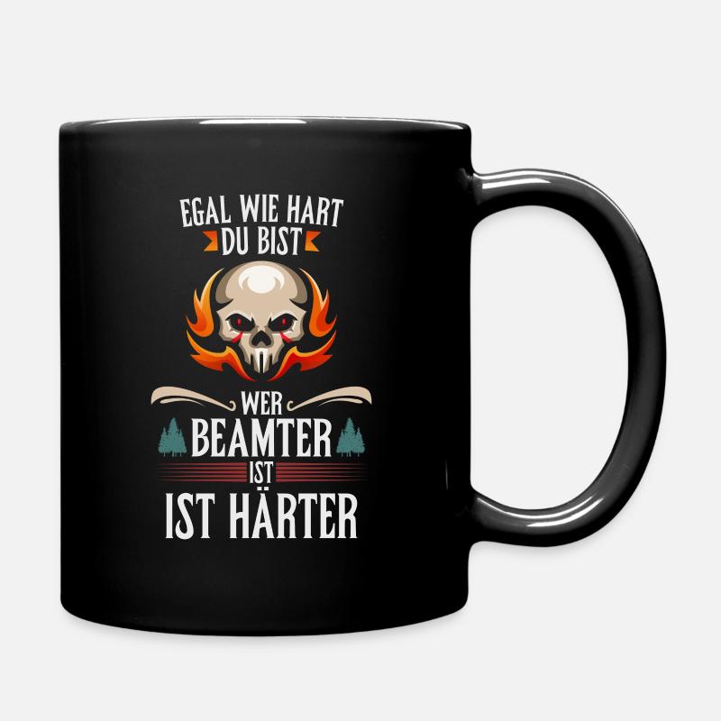 Beamter Verbeamtung Beamte Zoll - Tasse einfarbig - Schwarz