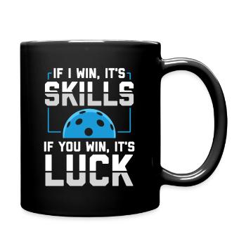 Pickleball | Pickleball Player Gift - Full Colour Mug - black - Right