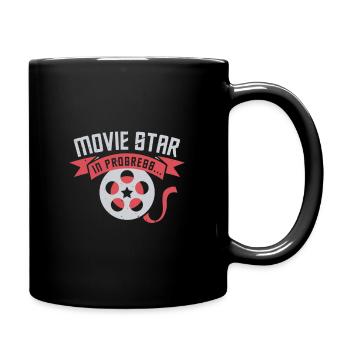 Movie Star in Progress - Mug uni - noir - Droite
