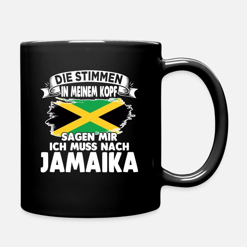 Jamaikaner Raggae Jamaika - Tasse einfarbig - Schwarz