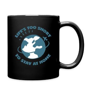 Voyage et vacances rengaine pour les touristes - Mug uni - noir - Droite