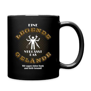 Abschied Danke Handwerker Hausmeister Arbeiter - Tasse einfarbig - Schwarz - Rechts
