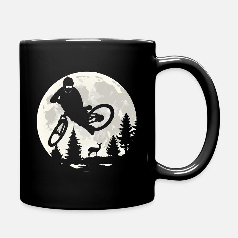 Mountain Biking - Tasse einfarbig - Schwarz