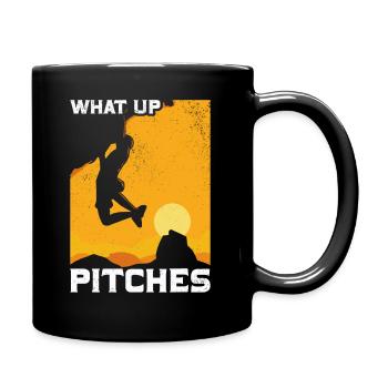 Rock Climbing Climber What Up - Mug uni - noir - Droite