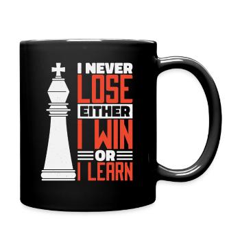 Chess chessboard chess set up gift - Full Colour Mug - black - Right
