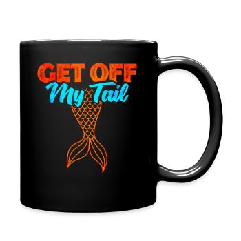 Mermaid - Full Colour Mug - black - Right
