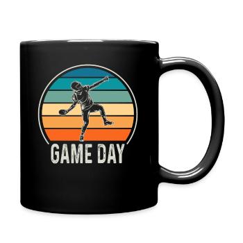Game Day American Football USA Sport Cadeau - Mug uni - noir - Droite