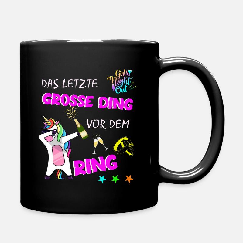 Poltern - Tasse einfarbig - Schwarz