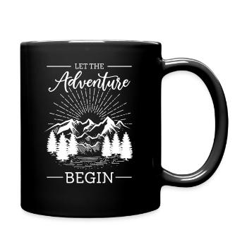Rock Climbing Climber Let The - Mug uni - noir - Droite