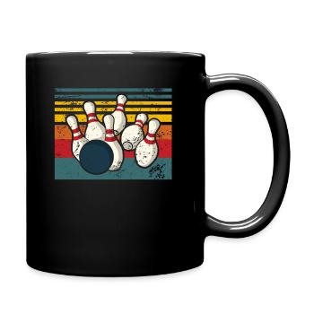 Bowling Bowling Club Kegelbahn Kegler Kegelverein - Mug uni - noir - Droite