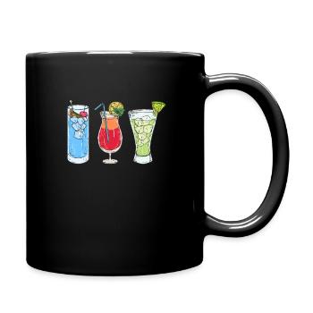 Cocktails Bar bar plage vacances boissons - Mug uni - noir - Droite