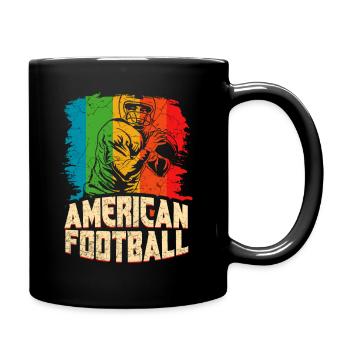 American football - Full Colour Mug - black - Right