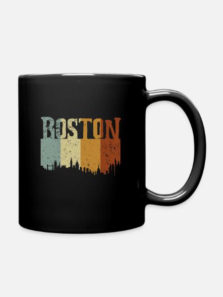 Boston Massachusetts - Tasse einfarbig - Schwarz