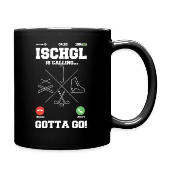 Ischgl calls ski snowboard skates - Full Colour Mug - black - Right