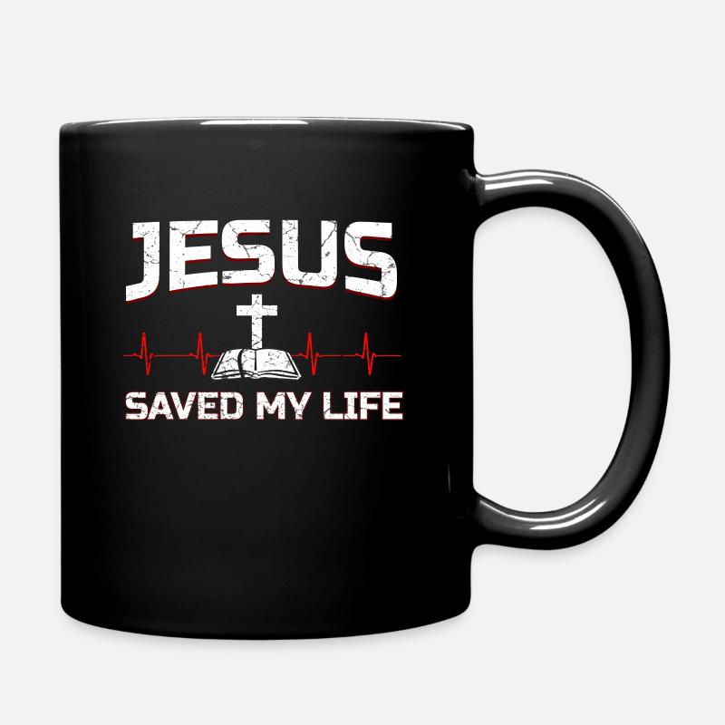 Jesus - Tasse einfarbig - Schwarz