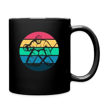 Eishockey - Tasse einfarbig - Schwarz - Rechts