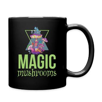 Magic Mushrooms Magic Mushrooms Enchanted Forest - Full Colour Mug - black - Right