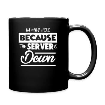 Computer Whisperer Geek Pun Bekleidung - Tasse einfarbig - Schwarz - Rechts