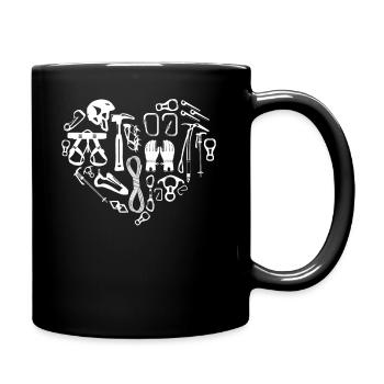 Rock Climbing Climber Carabiner - Mug uni - noir - Droite