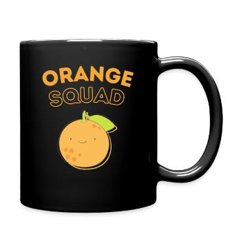 Orange Squad - Tasse einfarbig - Schwarz - Rechts