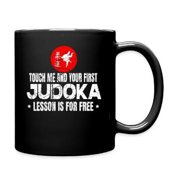 Touch me Judo Judoka Arts martiaux Kata Randori Shiai - Mug uni - noir - Droite