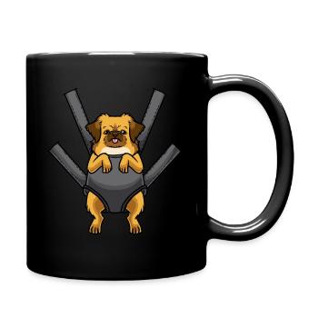 Tibetan Spaniel Dog Tibetan Spaniel - Full Colour Mug - black - Right