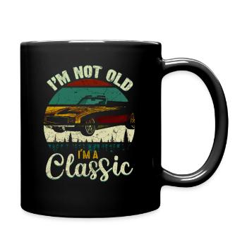 Classic cars - Full Colour Mug - black - Right
