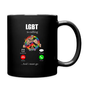 LGBT - Tasse einfarbig - Schwarz - Rechts
