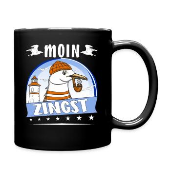 MÖWE MOIN ZINGST - Tasse einfarbig - Schwarz - Rechts