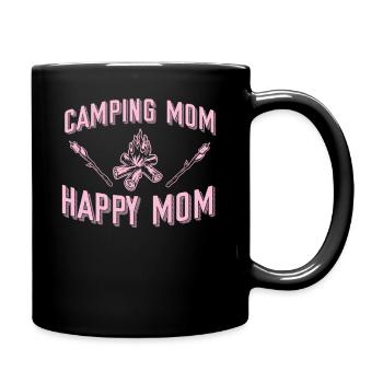 Camping Mom Happy Mom Motorhome - Mug uni - noir - Droite