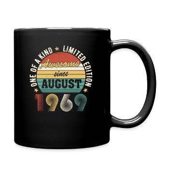 Awesome since Août 1969 Anniversaire - Mug uni - noir - Droite