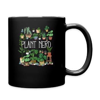 Plant Nerd - Tasse einfarbig - Schwarz - Rechts