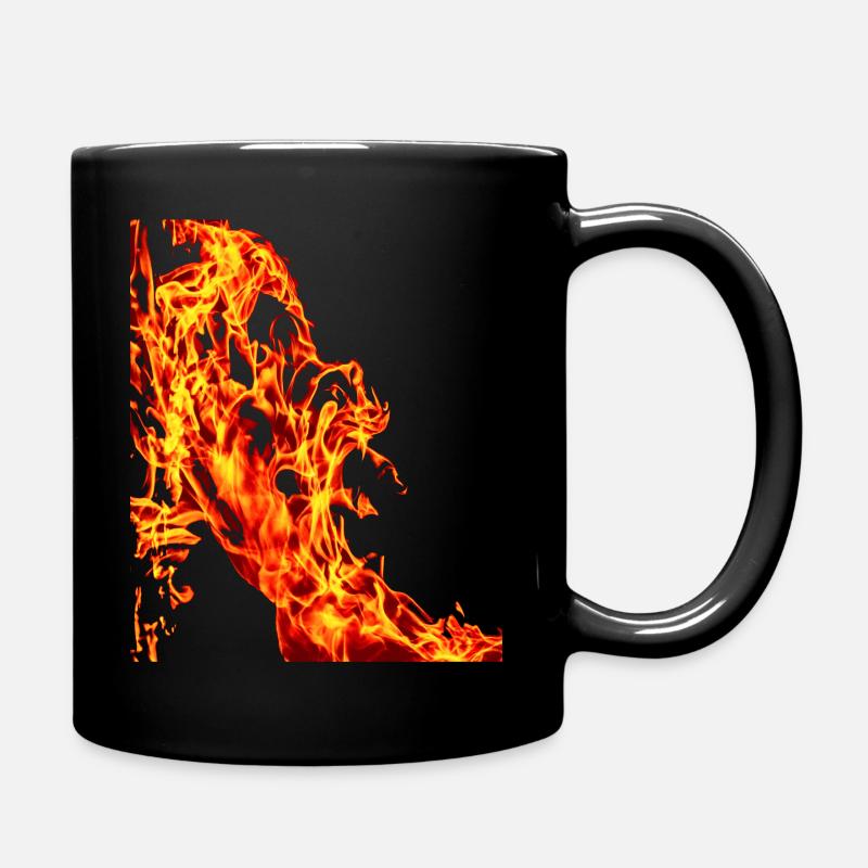 Fire - Tasse einfarbig - Schwarz