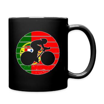 Cyclisme Portugal Vélo de course Vélo - Mug uni - noir - Droite