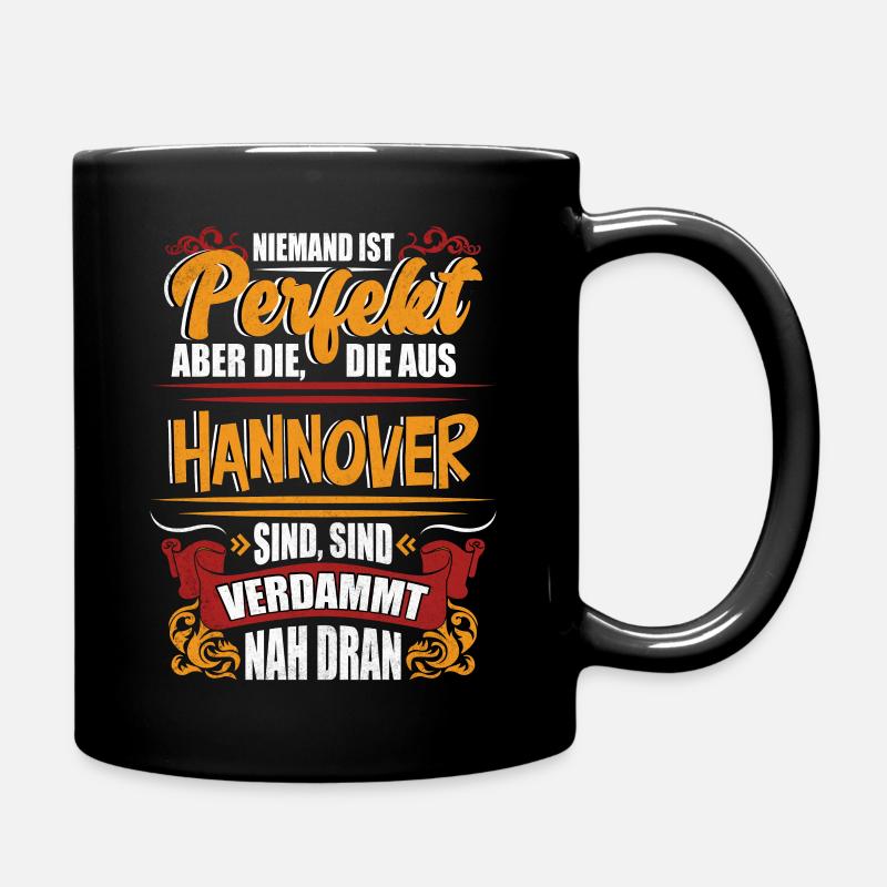 Hannover Spruch - Tasse einfarbig - Schwarz