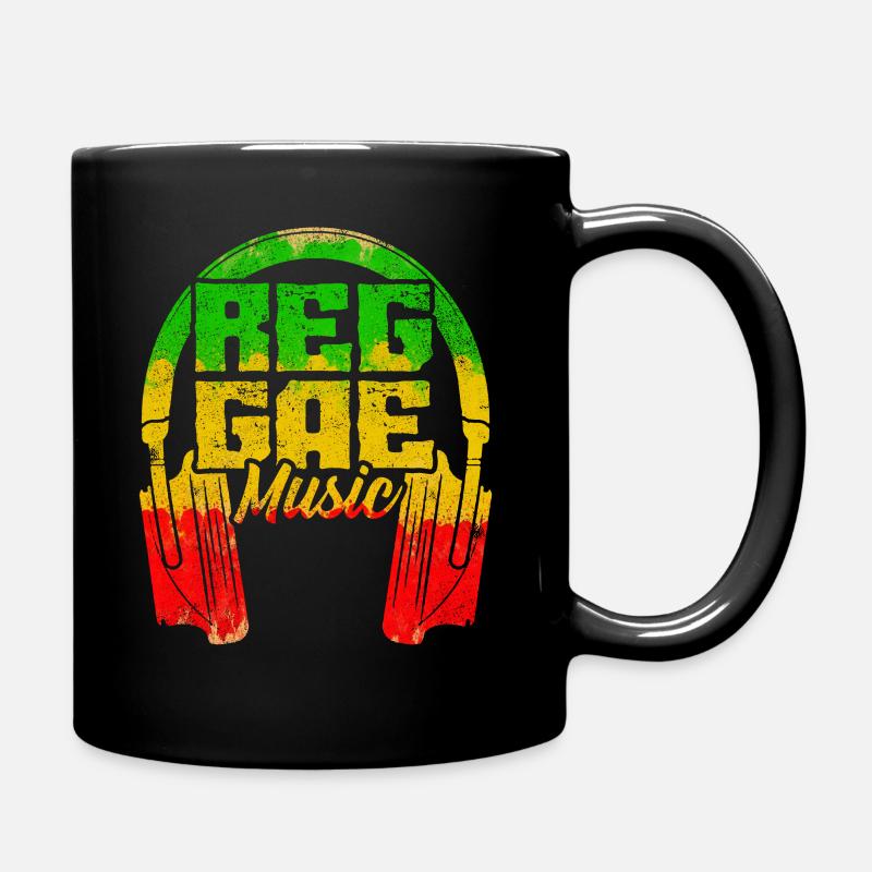Musique Reggae - Mug uni - noir