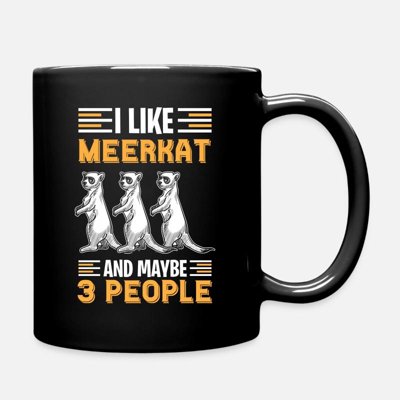 Suricates Suricates Amour des animaux Suricates - Mug uni - noir