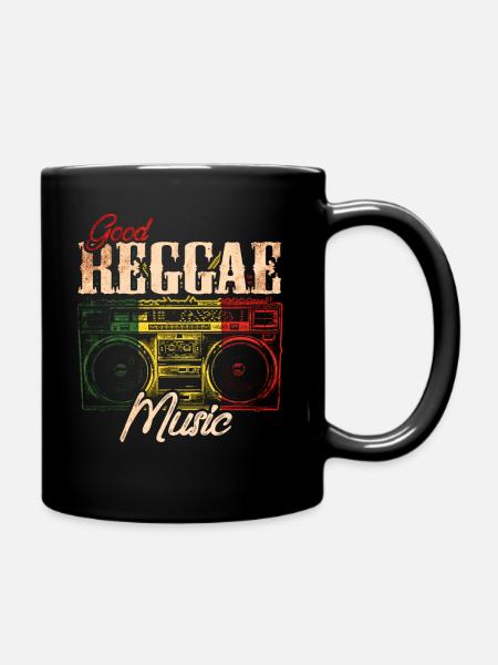 Musique Reggae - Mug uni - noir