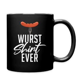 Sausage Shirt ever - Full Colour Mug - black - Right