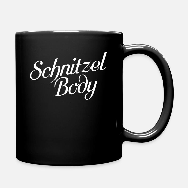 Schnitzel Body - Tasse einfarbig - Schwarz