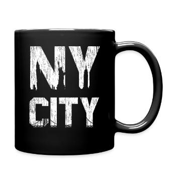 NY City New York - Mug uni - noir - Droite