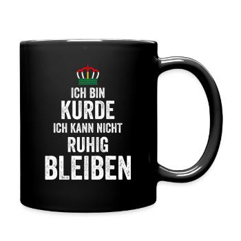 Kurde Kurdin Kurdisch Kurdistan - Tasse einfarbig - Schwarz - Rechts