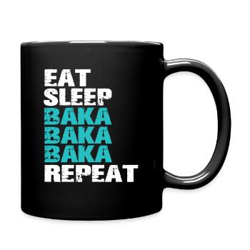 Baka Baka Anime Merch - Full Colour Mug - black - Right