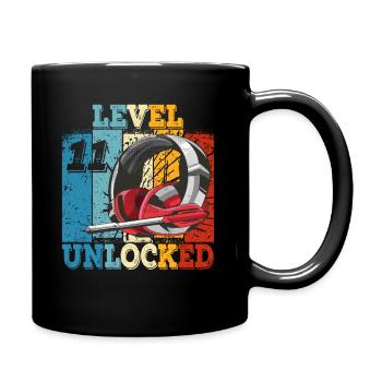Geburtstag 11 Offizielle Teenager Junge Level 11 - Tasse einfarbig - Schwarz - Rechts