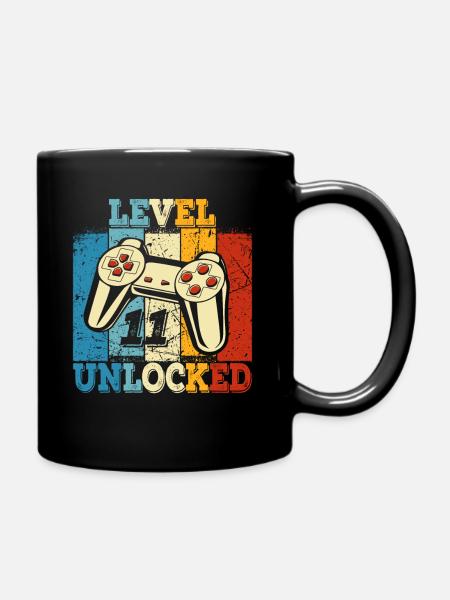 Geburtstag 11 Offizielle Teenager Junge Level 11 - Tasse einfarbig - Schwarz